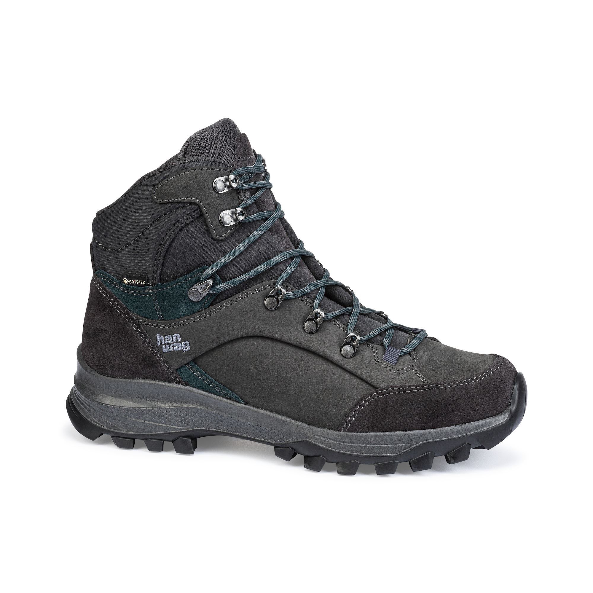 Hanwag Women's Banks GTX Hiking Boots Deep Grey MGUOA6285